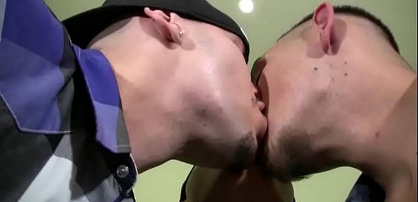  Hot latino three way see how this papis suck verga and lick each others tight cu